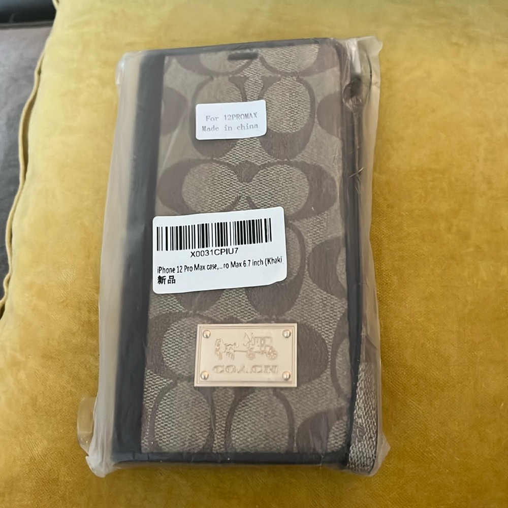 Coach IPhone 12 Max Pro case